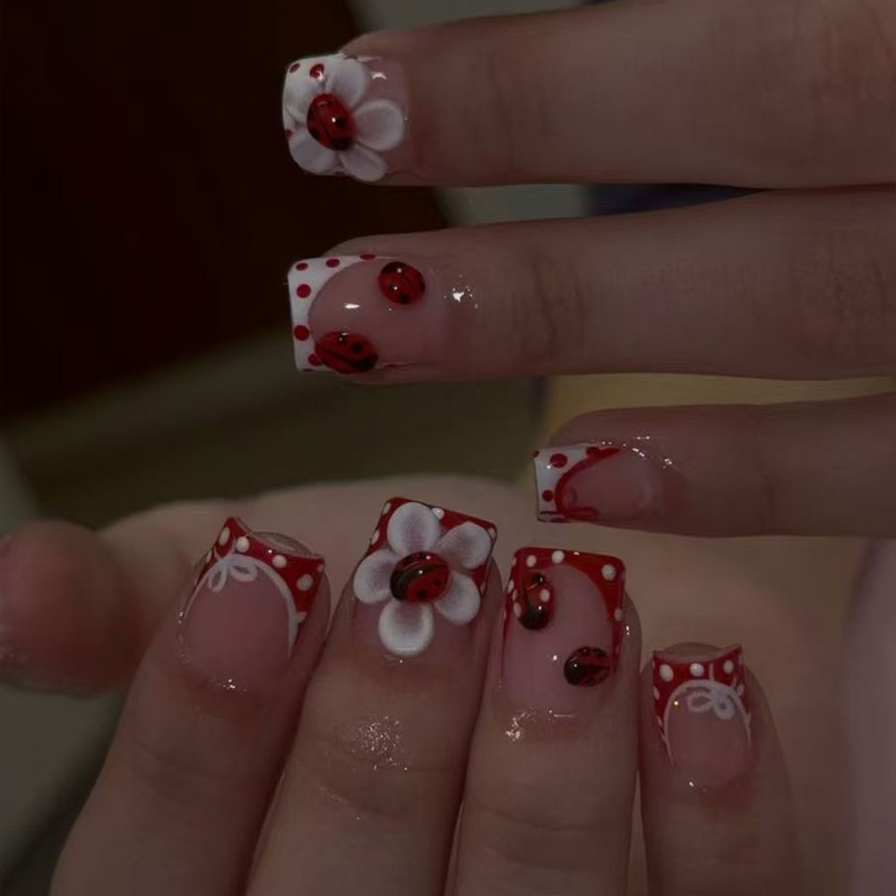 Nail Art French Nails - 24 pezzi per set. Adesivi per