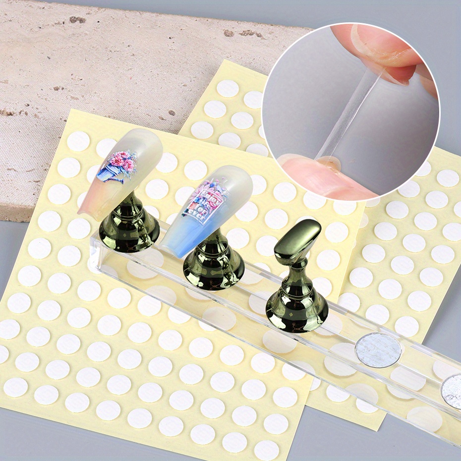 Striping Tape Nail - 400 punte Nastro adesivo biadesivo trasparente