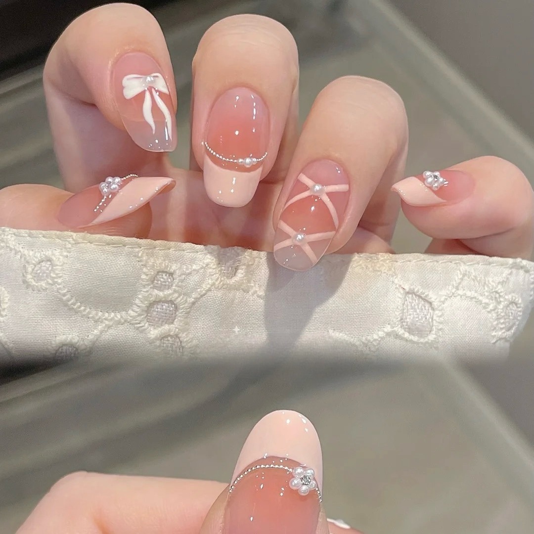 10 pezzi bianco francese rosa  - Nail Art French Nails recensione e prezzo