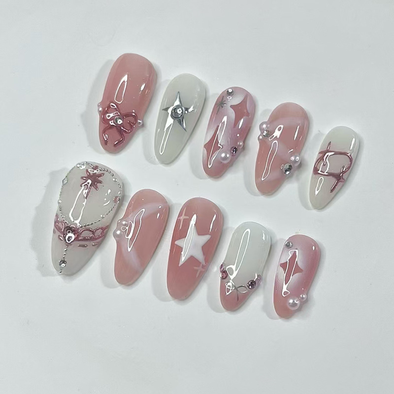 24 pezzi set di unghie corte a - Nail Art French Nails recensione e prezzo