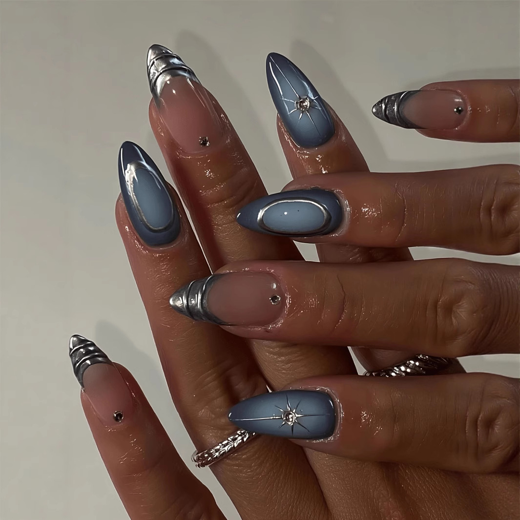 24 pezzi set di unghie corte a - Nail Art French Nails recensione e prezzo