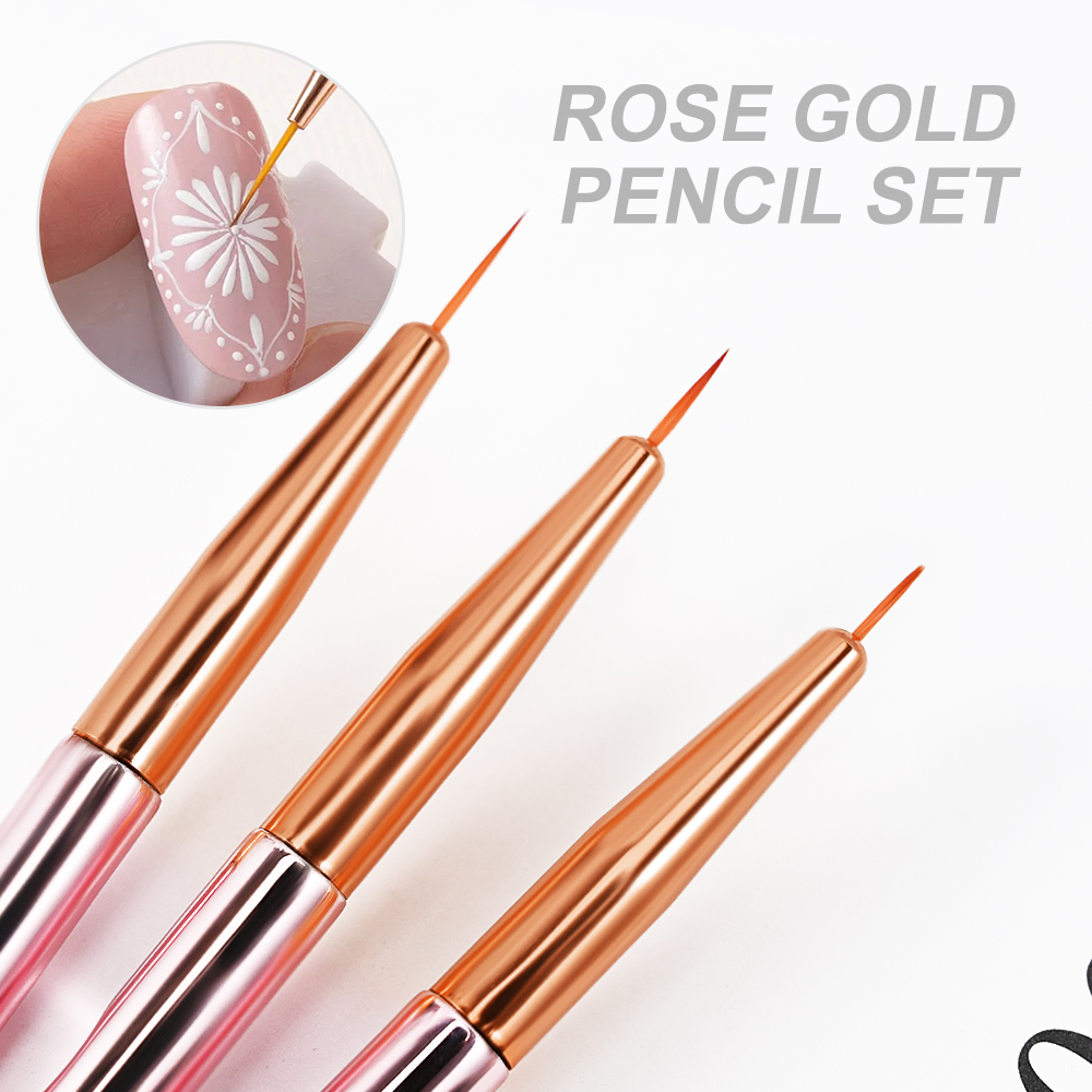 3/5 Pz/set Oro Rosa Nail Art L - Nail Art Gold recensione e prezzo