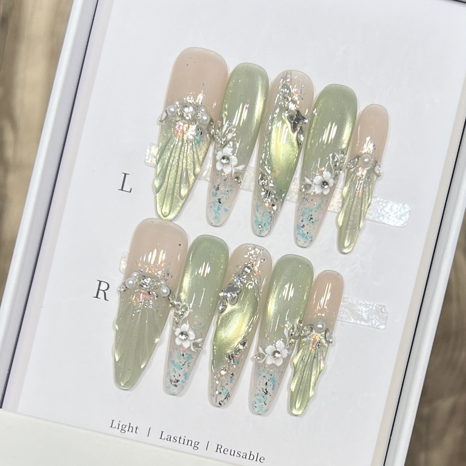 10 pezzi di punte per unghie f - Nail Art Wedding recensione e prezzo