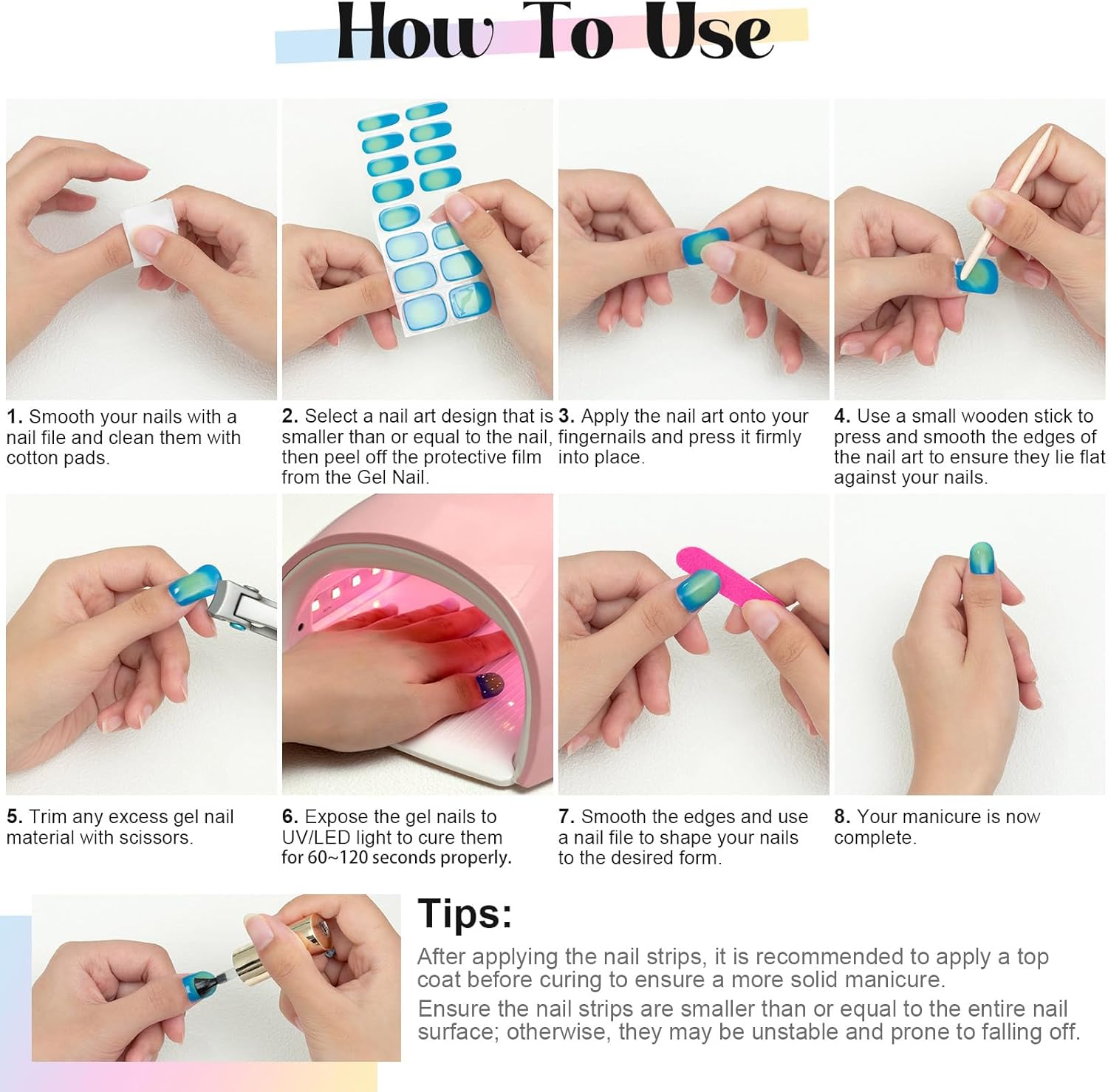 20/22 punte UV semi curato gel - Nail Art Xmas Design recensione e prezzo