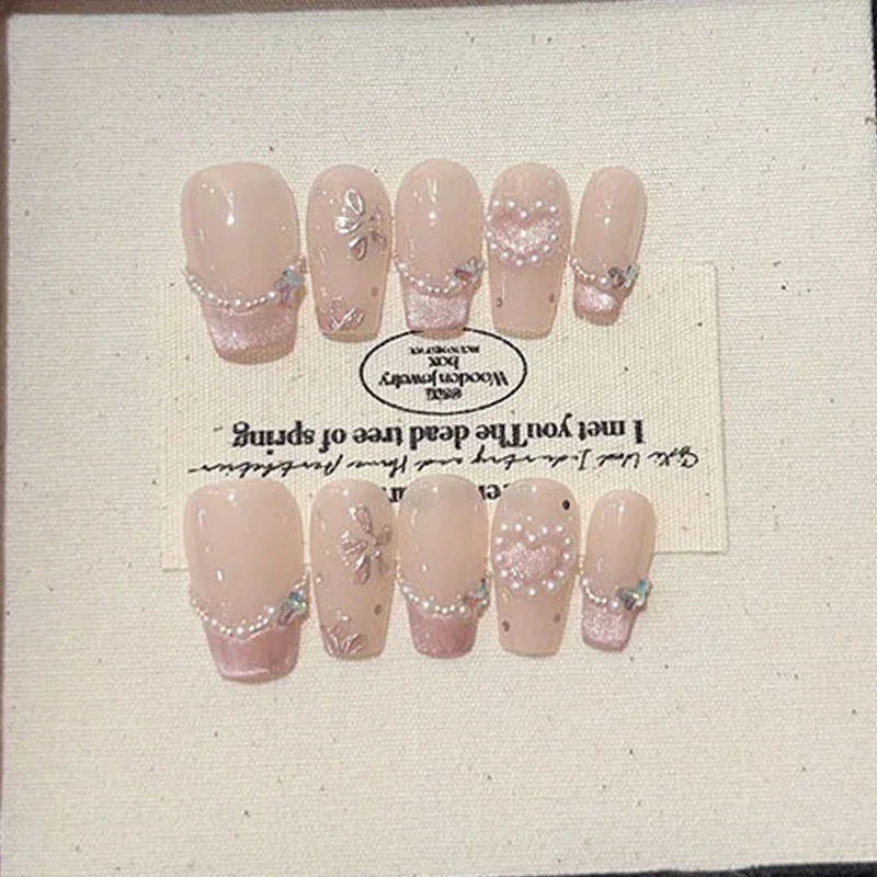 10 pezzi carino fatto a mano g - Nail Art Full Cat Eye recensione e prezzo