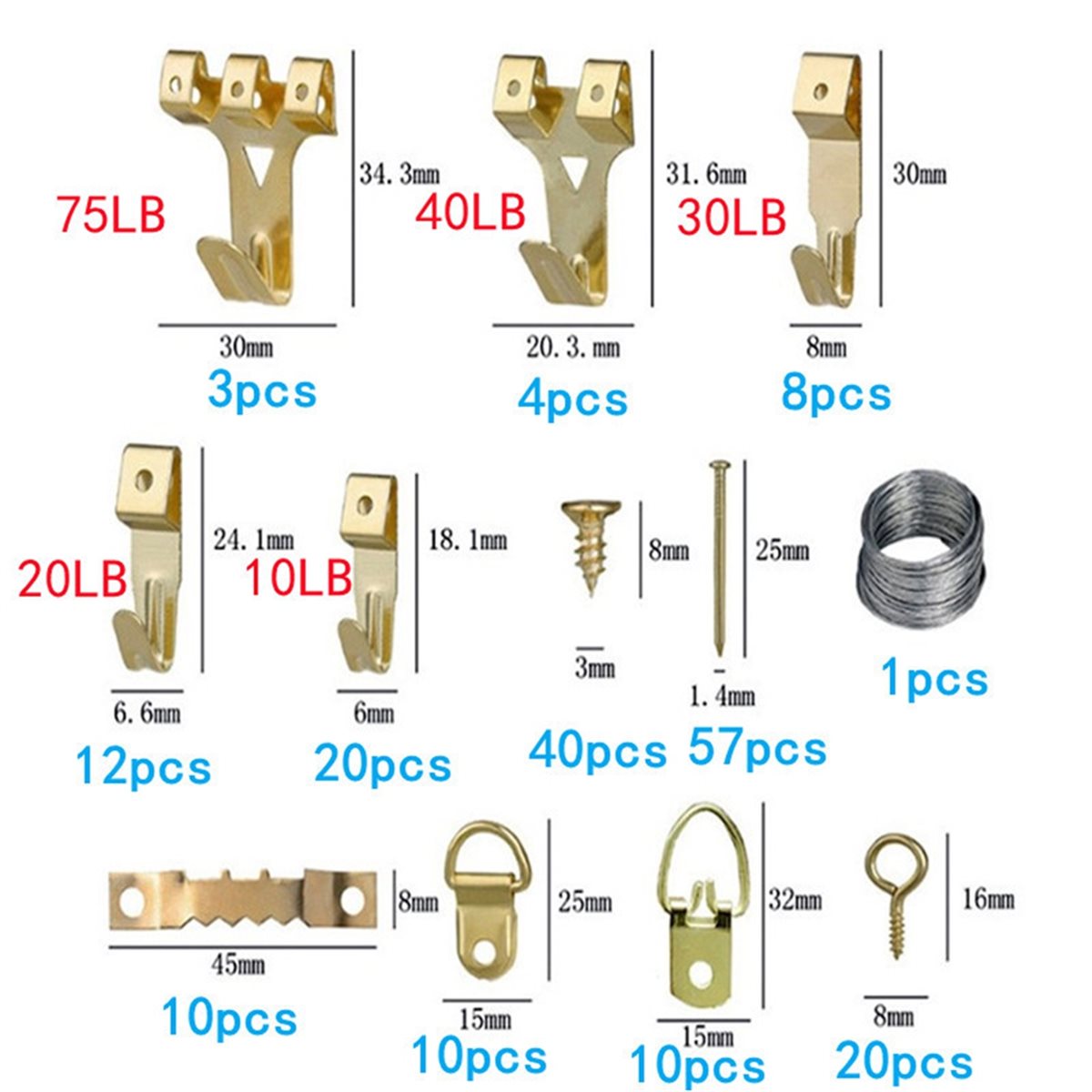 PHONE&GEAR Kit di 195 Pezzi pe - Nail Art Gold recensione e prezzo