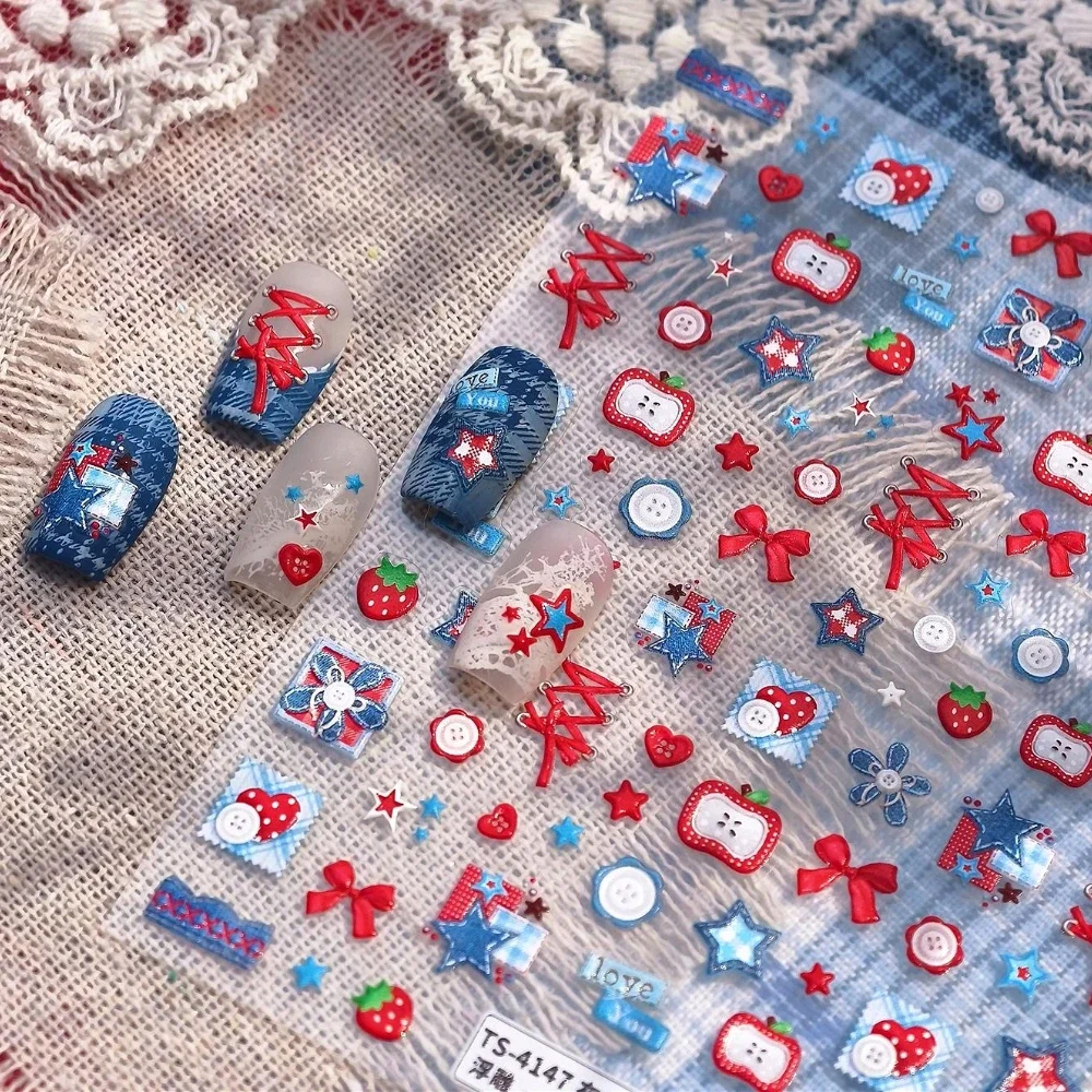 Adesivi per Unghie 3D Autoades - Nail Art Denim recensione e prezzo