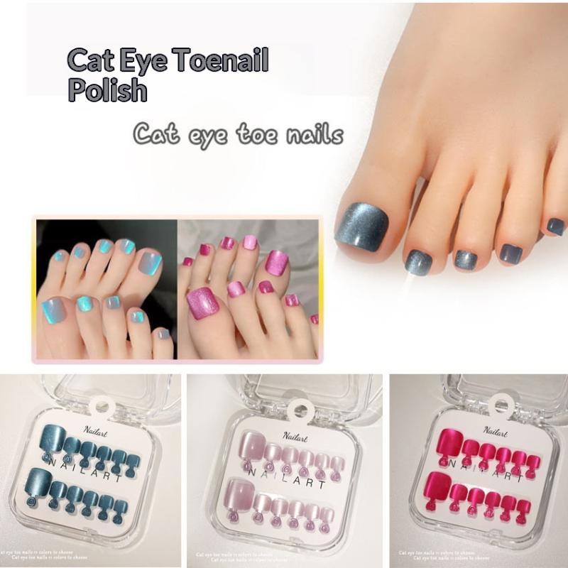 10 Pezzi/Scatola Unghie Finte  - Nail Art Full Cat Eye recensione e prezzo