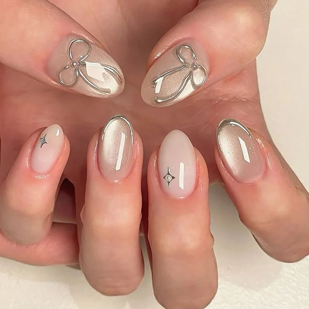 24 pezzi di unghie finte corte - Nail Art Wedding recensione e prezzo