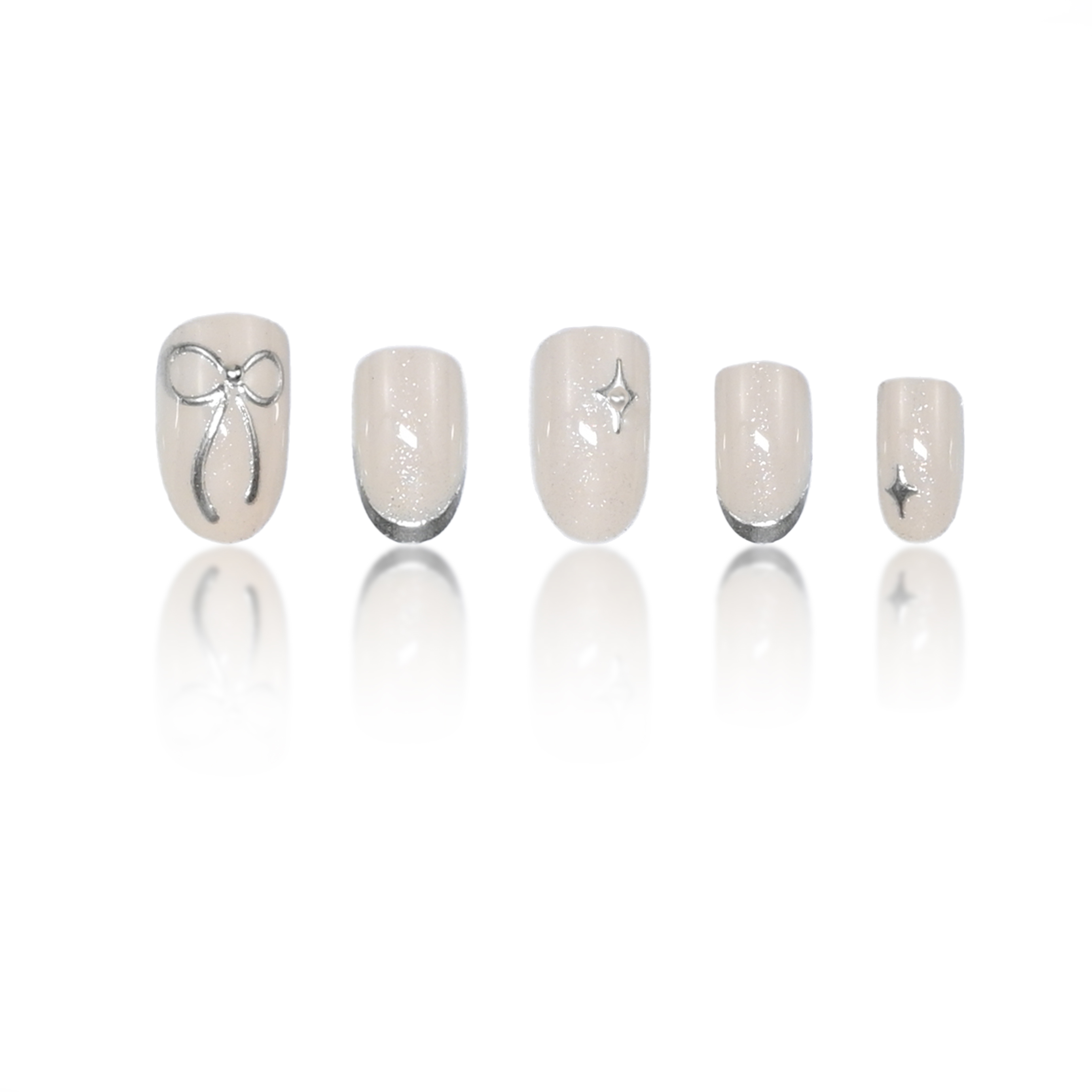 24 pezzi di unghie finte corte - Nail Art Wedding recensione e prezzo