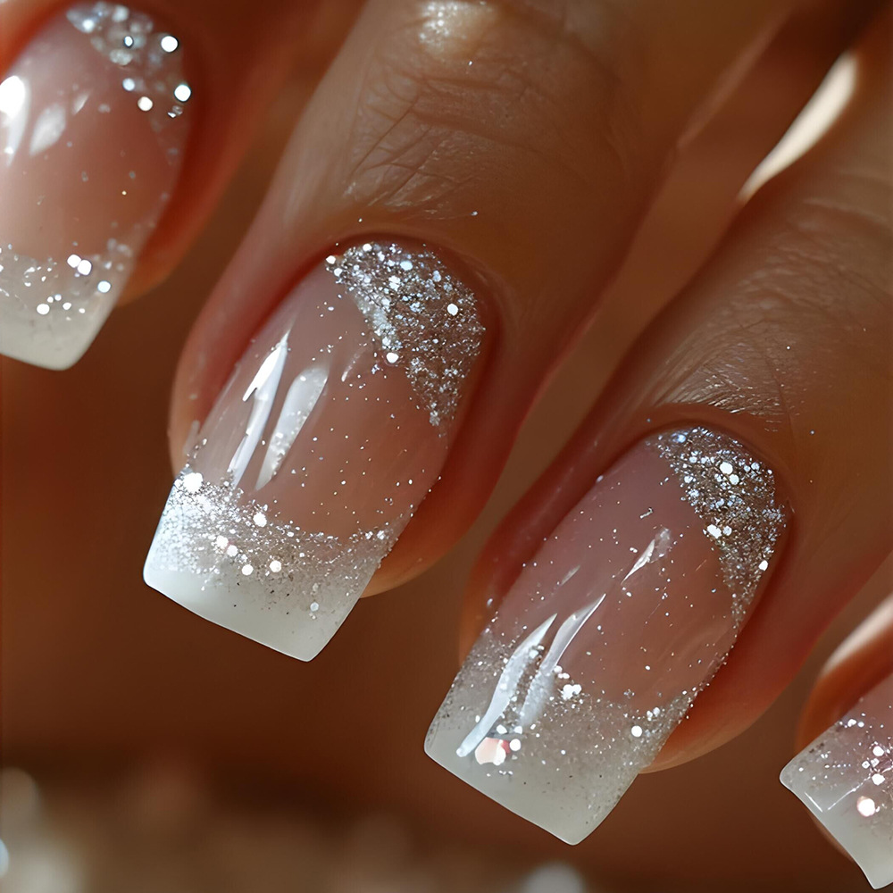 Set di 24 unghie finte quadrat - Nail Art French Nails recensione e prezzo