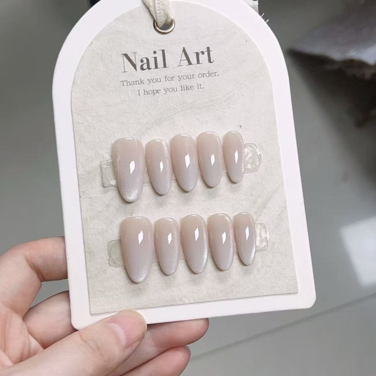 10 pz. Unghie Finte Press-On M - Nail Art French Nails recensione e prezzo