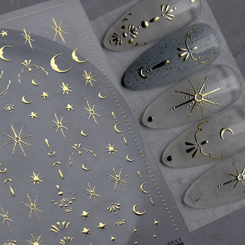 Adesivi 3D per Unghie con Sole - Nail Art Gold recensione e prezzo