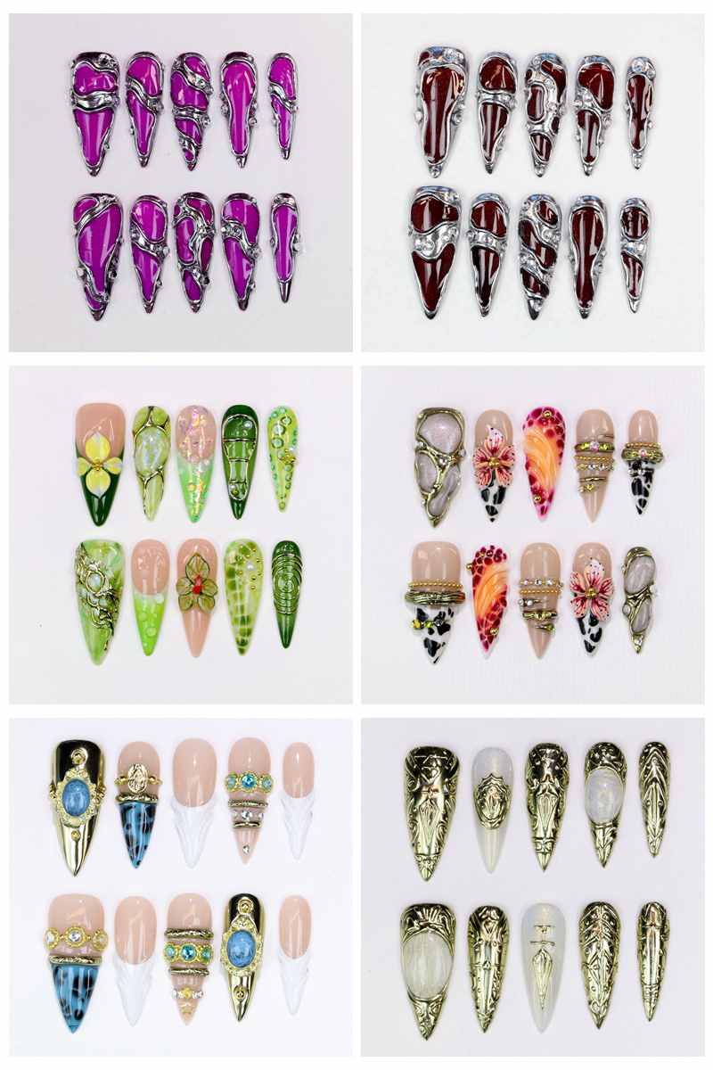 10 Pezzi Unghie Finte Lunghe a - Nail Art Wedding recensione e prezzo