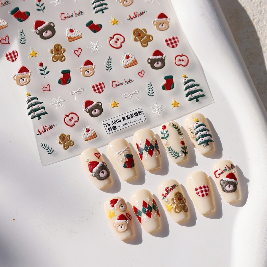 Simpatici adesivi per unghie c - Nail Art Xmas Design recensione e prezzo