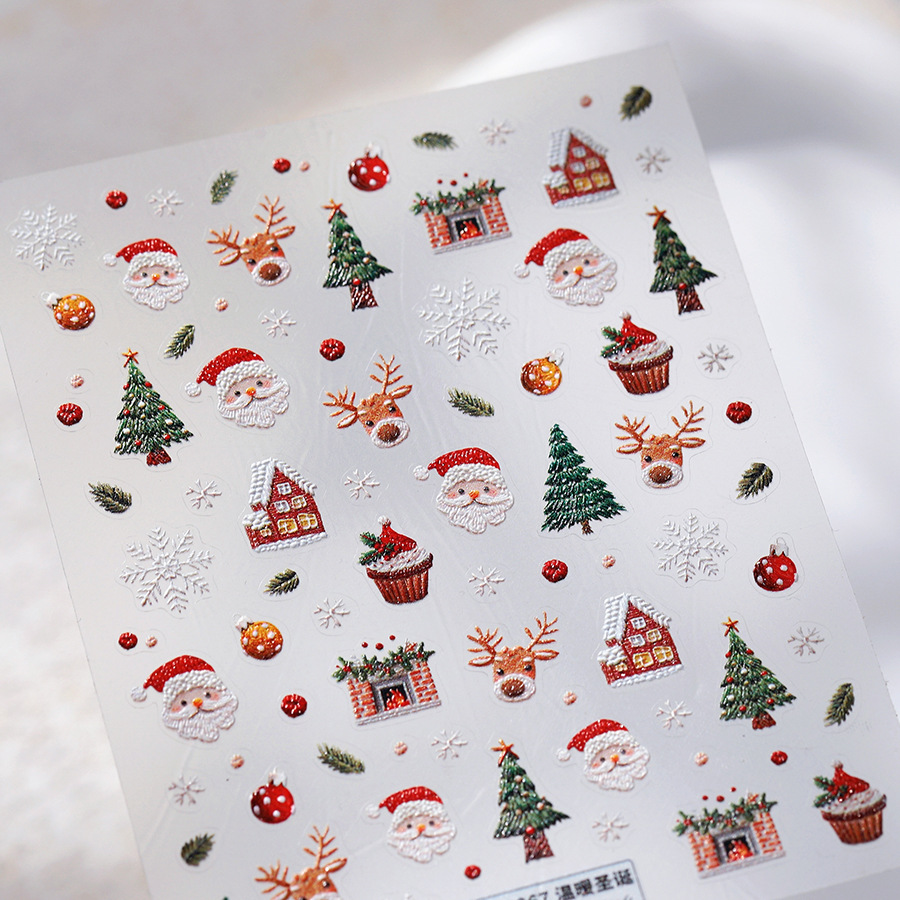 Simpatici adesivi per unghie c - Nail Art Xmas Design recensione e prezzo