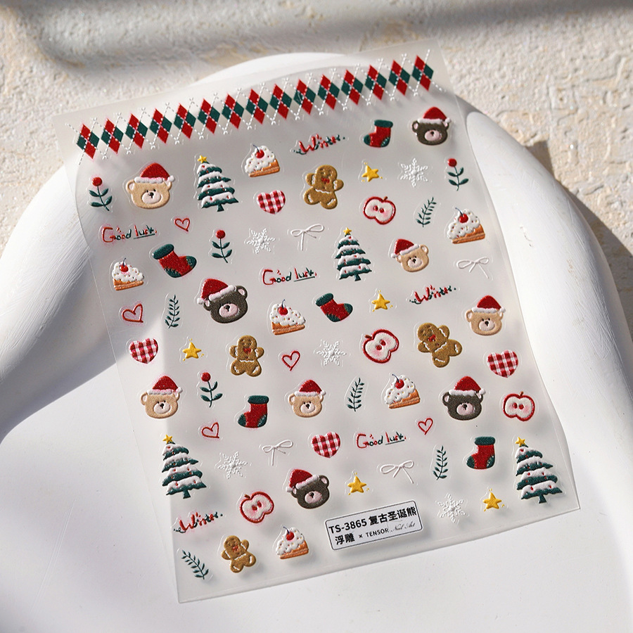 Simpatici adesivi per unghie c - Nail Art Xmas Design recensione e prezzo