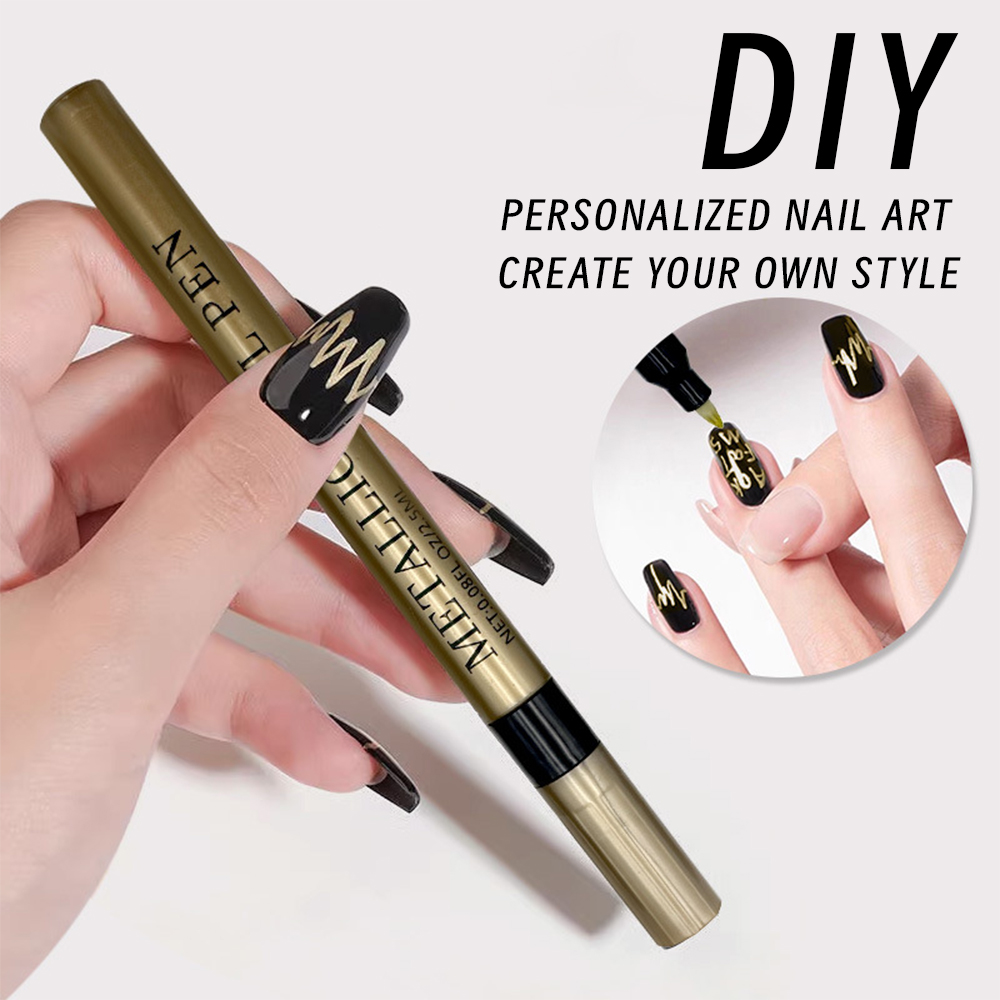 1Pc Metallic Nail Art Graffiti - Nail Art Gold recensione e prezzo