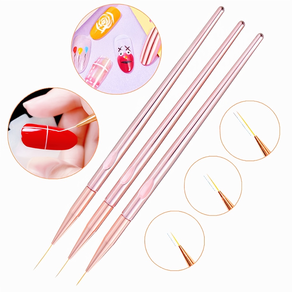 Set di 3 Pennelli per Nail Art - Nail Art Gold recensione e prezzo
