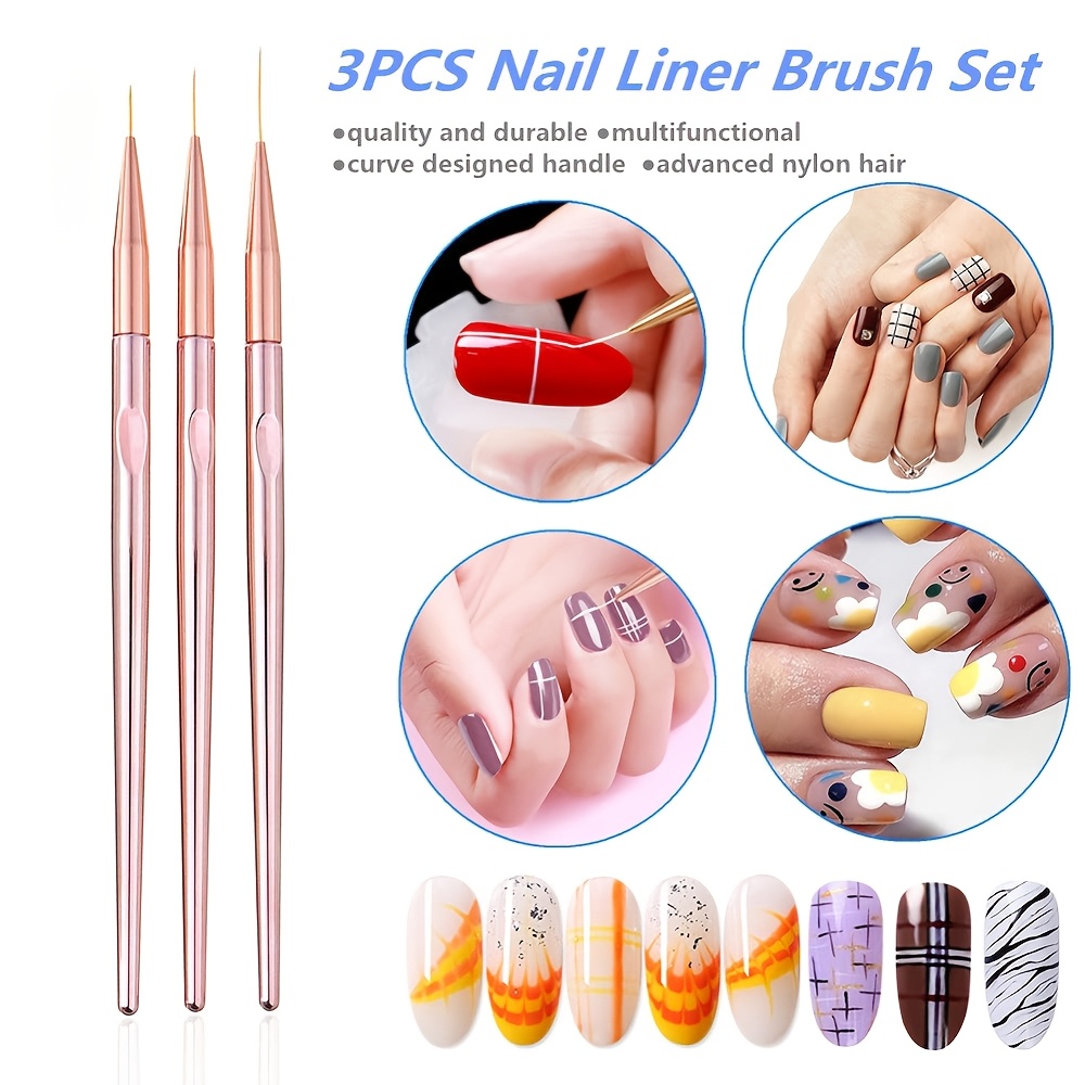 Set di 3 Pennelli per Nail Art - Nail Art Gold recensione e prezzo