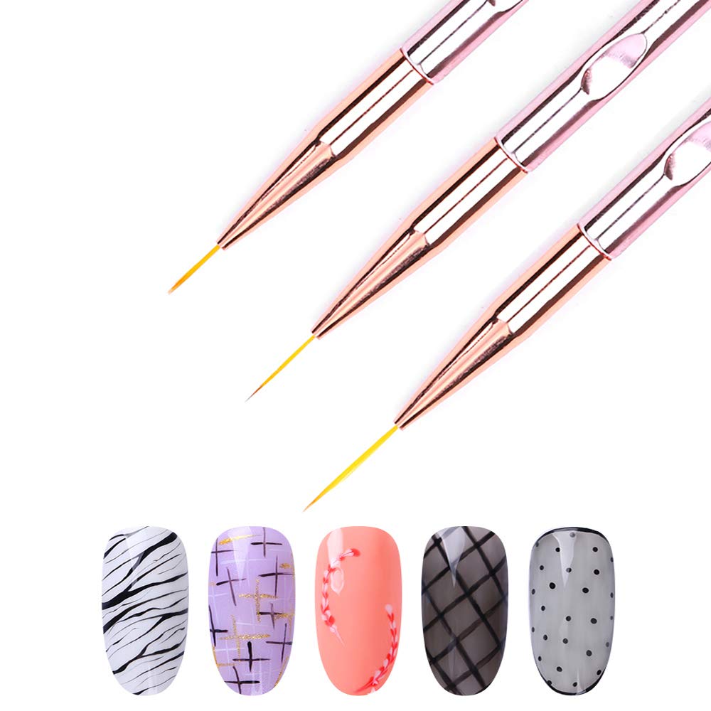 Set di 3 Pennelli per Nail Art - Nail Art Gold recensione e prezzo