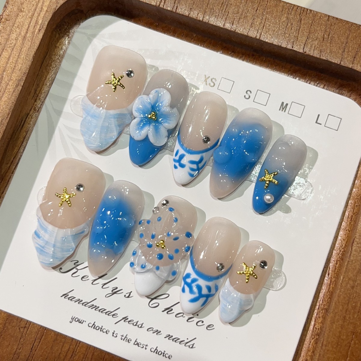 10 pezzi Summer Island Style u - Nail Art Gold recensione e prezzo