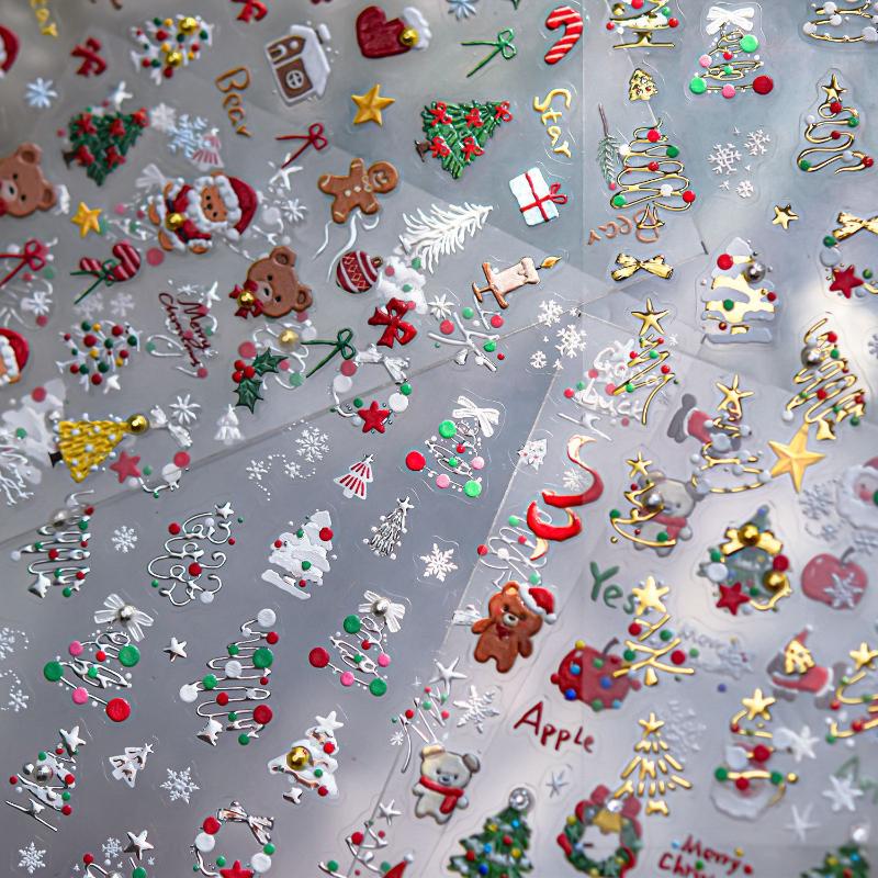 Adesivi 3D per nail art natali - Nail Art Xmas Design recensione e prezzo