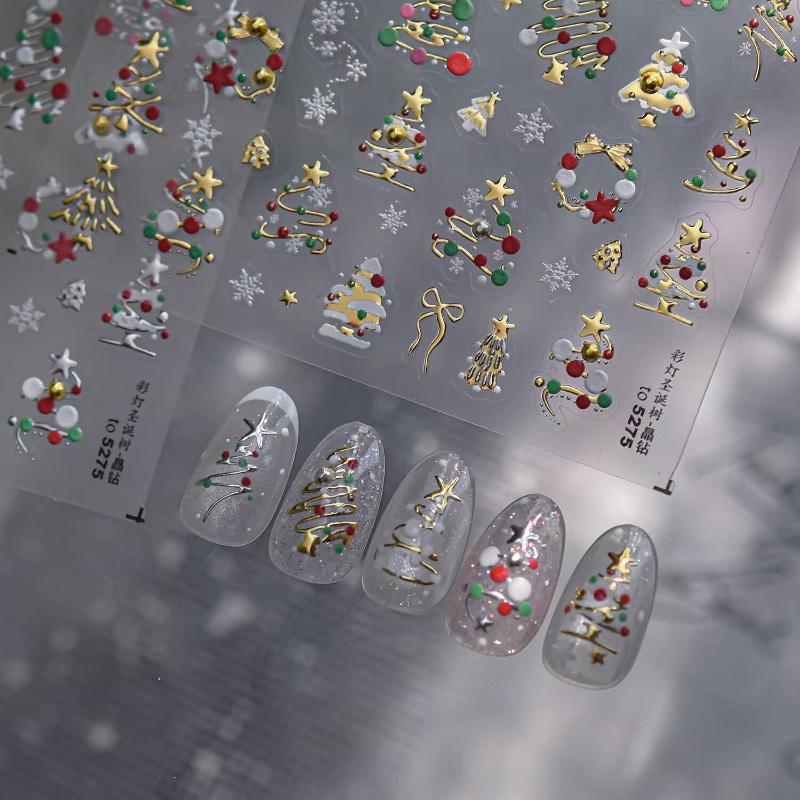 Adesivi 3D per nail art natali - Nail Art Xmas Design recensione e prezzo