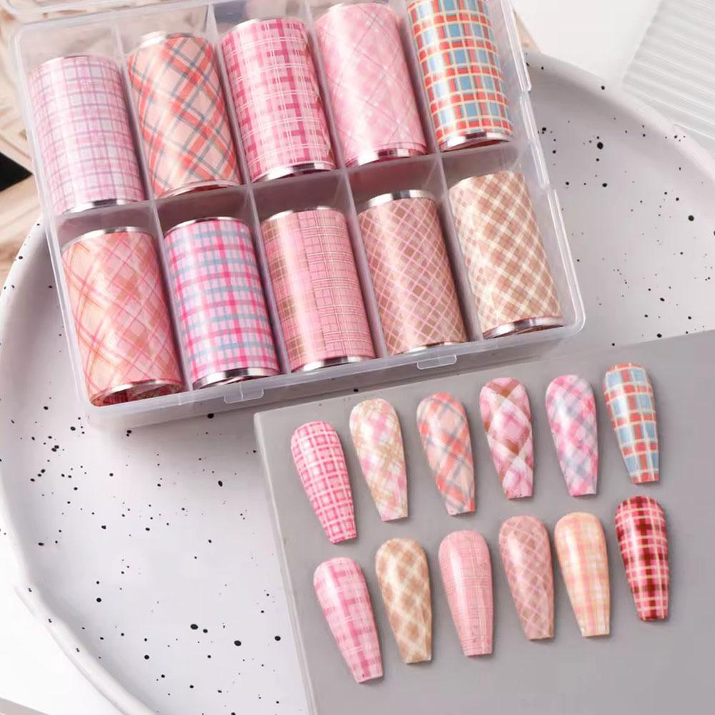 10 Rotoli Nuovi Design di Fogl - Nail Art Denim recensione e prezzo