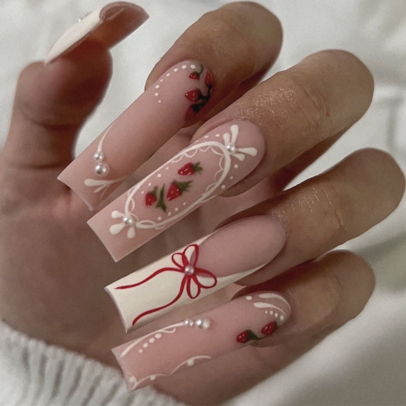 24 pezzi di fiori stampa sulle - Nail Art French Nails recensione e prezzo